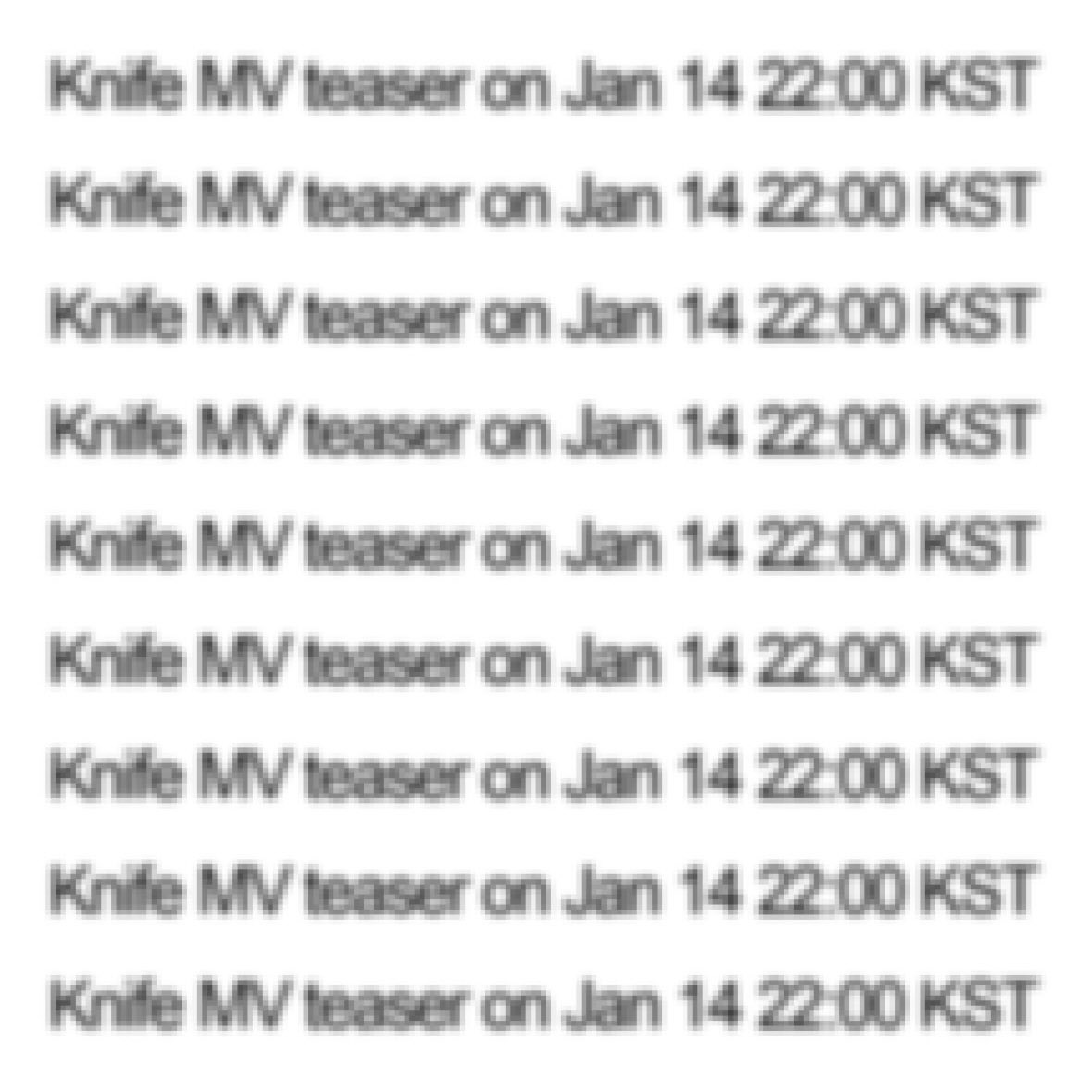 enhypenupdates's tweet image. [INSTAGRAM] 260112

@.ENHYPEN Instagram Story Update!

“Knife MV teaser on Jan 14 22:00 KST”

🔗: instagram.com/stories/enhype…
🔗: instagram.com/stories/enhype…

@ENHYPEN_members @ENHYPEN #ENHYPEN #엔하이픈