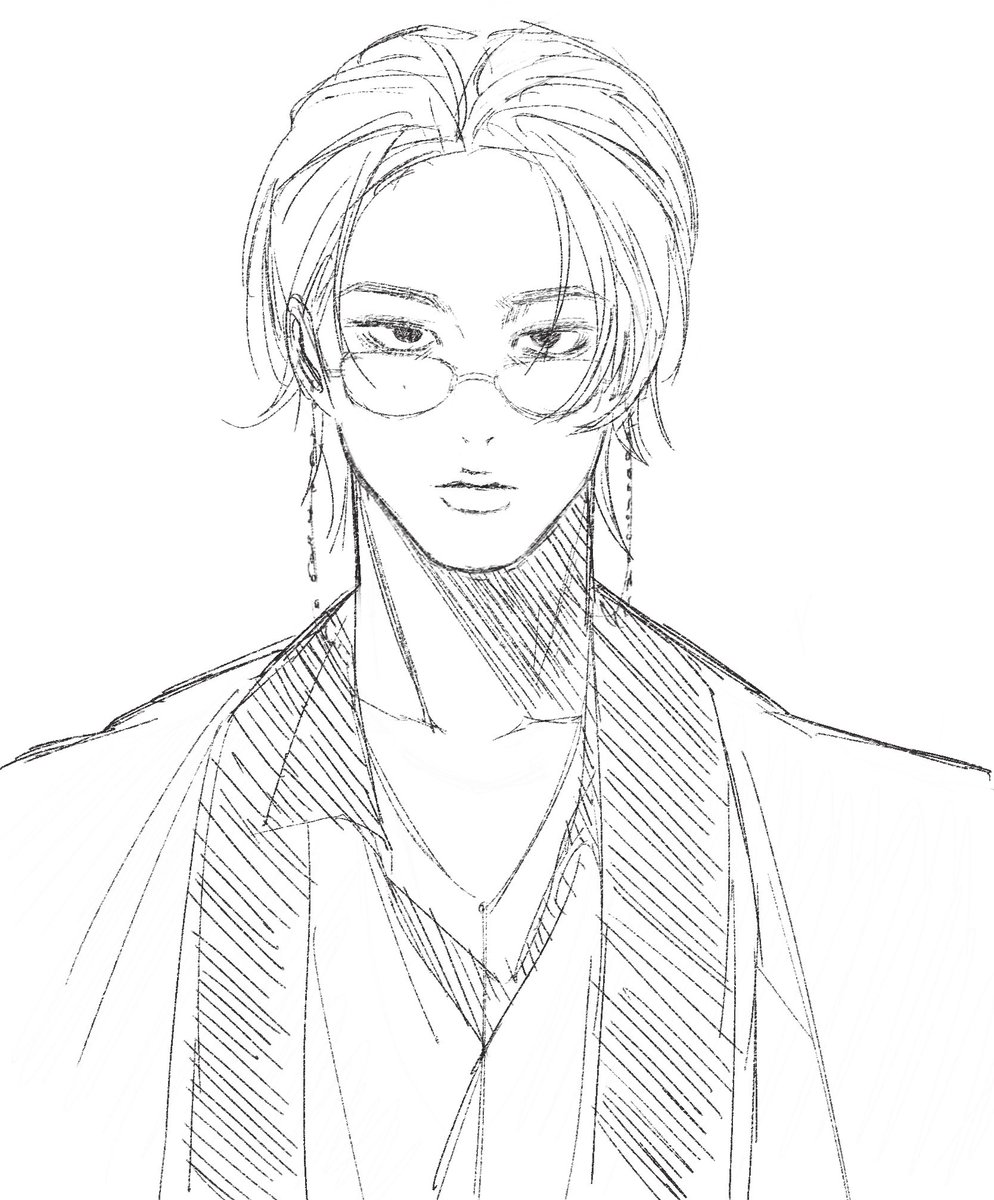 chapapa_papa_'s tweet image. そういや鍵垢の方で出してたラクガキをぽつり
韓服のミンギはまた改めてしっかり描きたい❗️