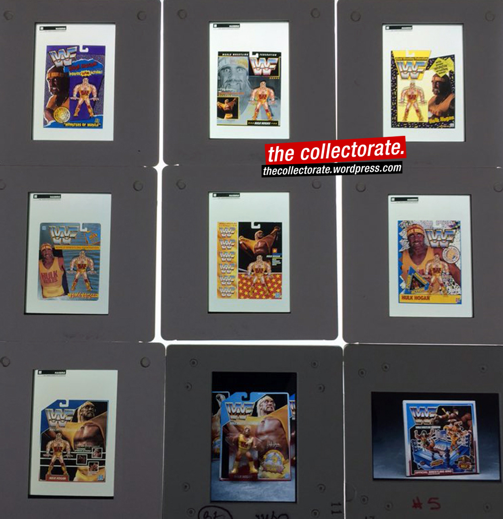 Original WWF card back concept art from Hasbro

Before the iconic artwork we all grew to know and love, Hasbro had other ideas...

Here's several of the ideas presented by the Hasbro packaging team for the Hulk Hogan figure.

I can't lie, a few of these are genuinely awful 😂