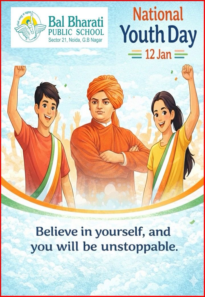 As we celebrate Swami Vivekananda's birth anniversary on 12 January, let's remember his vision for empowering India's youth.

Let the children be fearless, compassionate, and responsible individuals who strive for excellence.