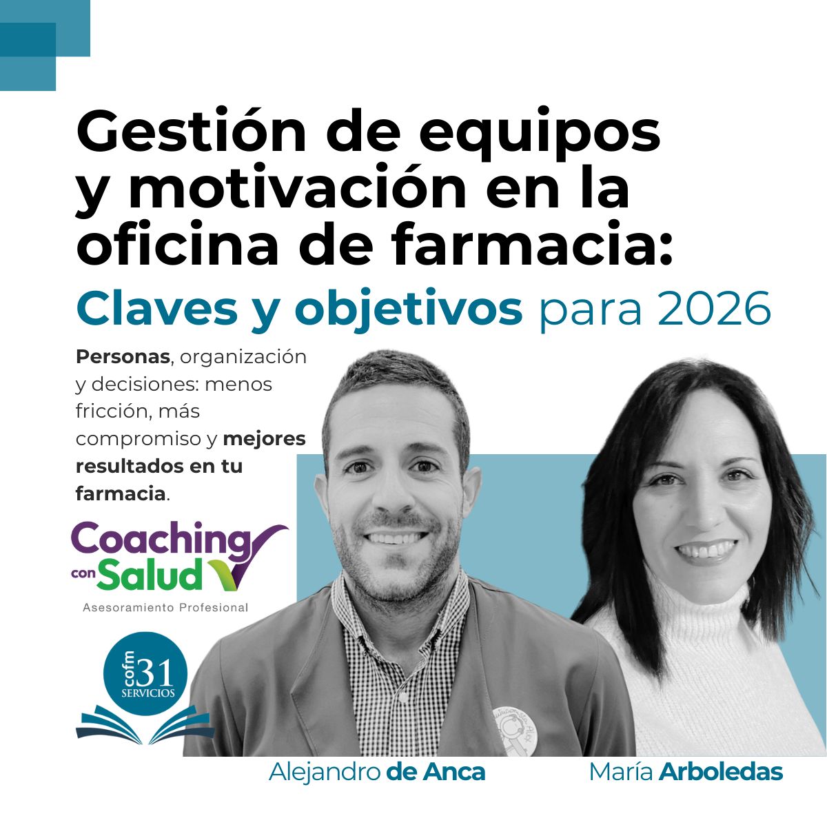 La gestión de equipos, uno de los grandes retos en la farmacia.
No va solo de cuadrar turnos, sino de anticiparse, decidir con criterio y crear equipos alineados.
En AULA trabajamos estos retos desde la práctica, con visión real de farmacia.
#GestiónDeEquipos #Farmacia #COFMS31