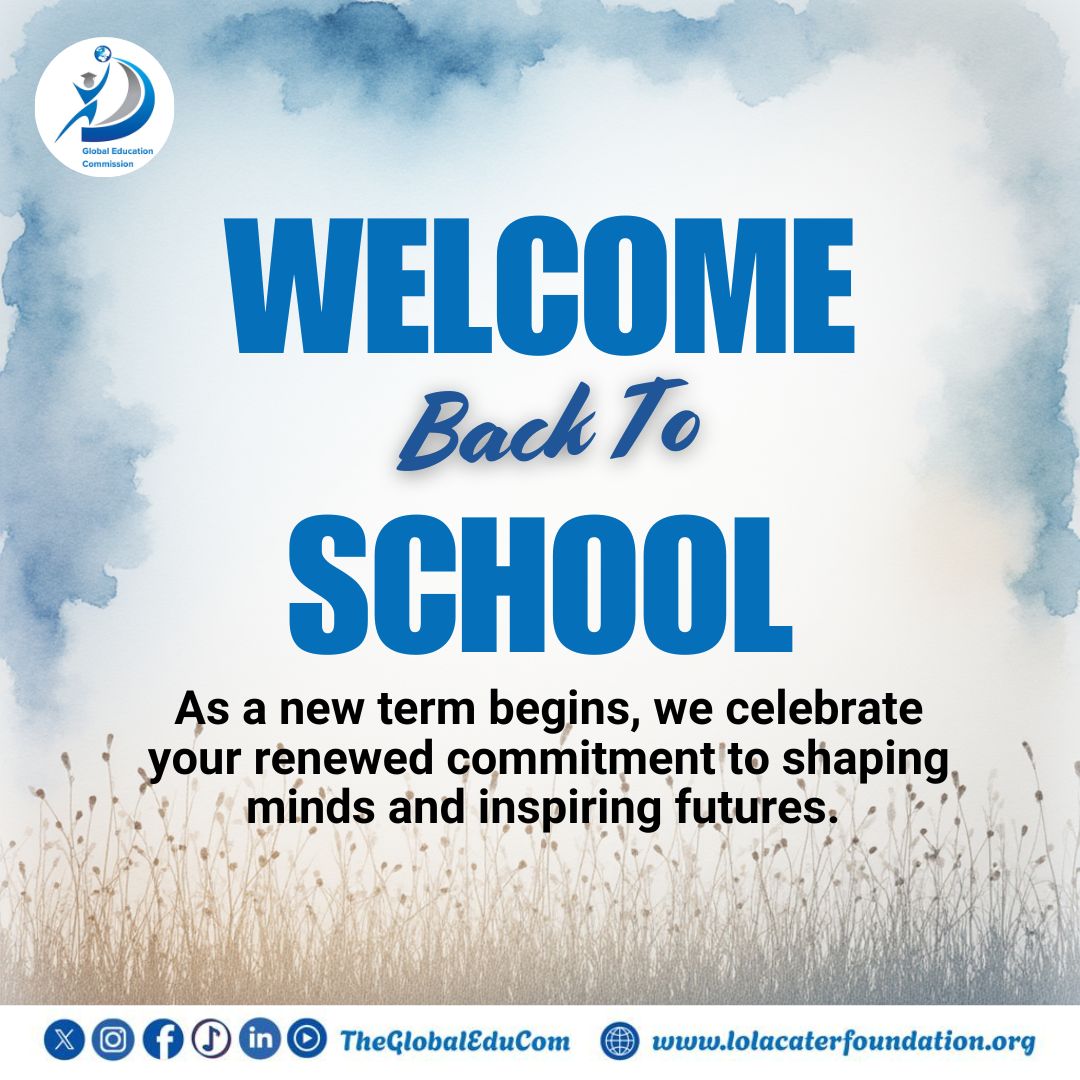 theGlobalEduCom's tweet photo. A new term begins, bringing fresh opportunities to learn, grow and achieve more together. To our teachers, thank you for your dedication and passion for shaping minds. To our learners, welcome back to a season of discovery, curiosity, and growth.

#welcomebacktoschool #newterm https://t.co/ll8g8NajQg