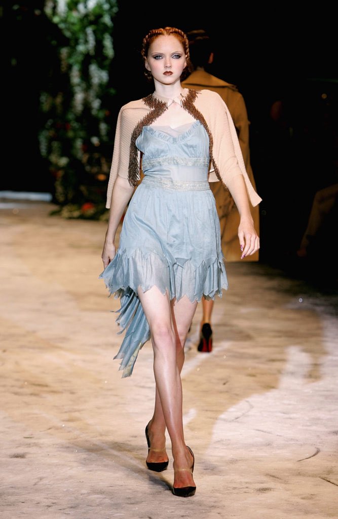 L.A.M.B. by Gwen Stefani spring/summer 2006 on Lily Cole