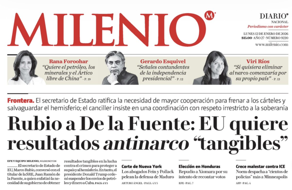 Estados Unidos no está pidiendo discursos ni buenas intenciones: está exigiendo resultados jurídicos verificables. Cuando Rubio habla de “resultados tangibles”, está hablando de investigaciones sólidas, decomisos con trazabilidad legal, procesos penales eficaces y sentencias que