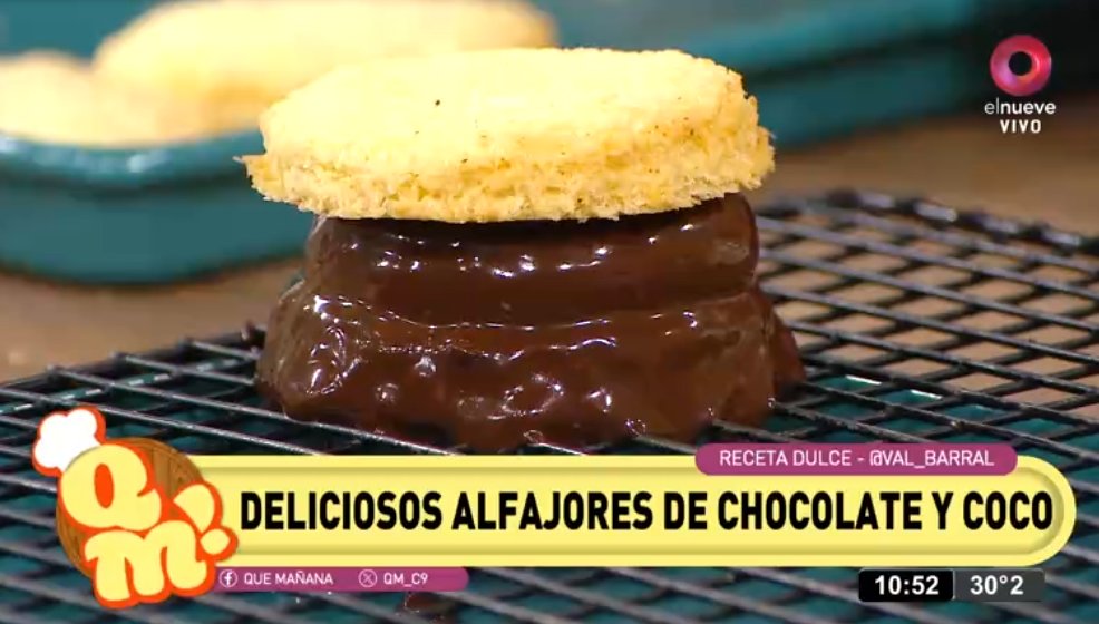 Deliciosos alfajores de "cocolate" 😍

📺 Ahora en vivo por #ElNueve #Sumate