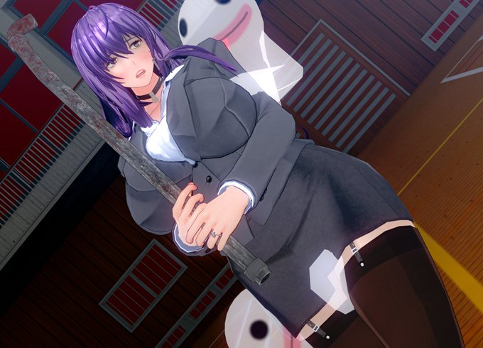 夜の体育館で幽霊に憑依されるの巻