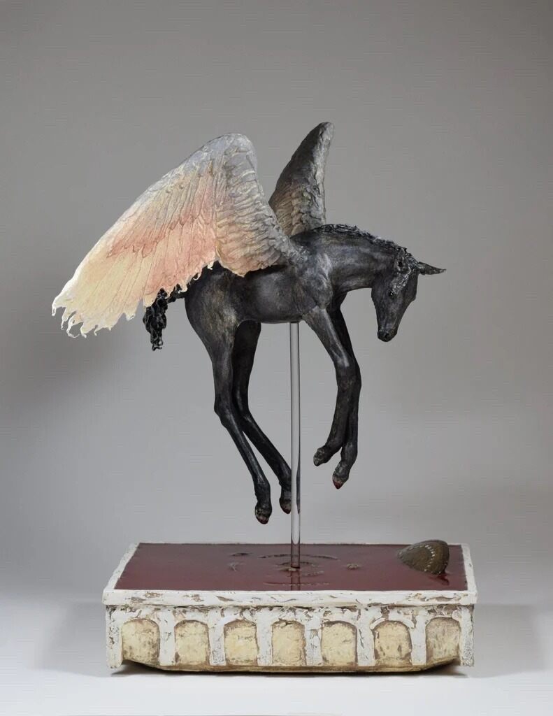 artenpedia's tweet photo. Susie Benes: "From Blood, Wings” (2021) https://t.co/477lolRkdS