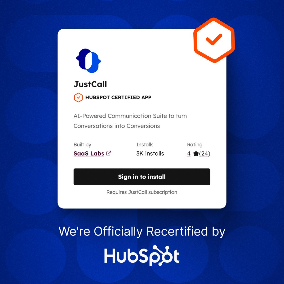 JustCall tweet media