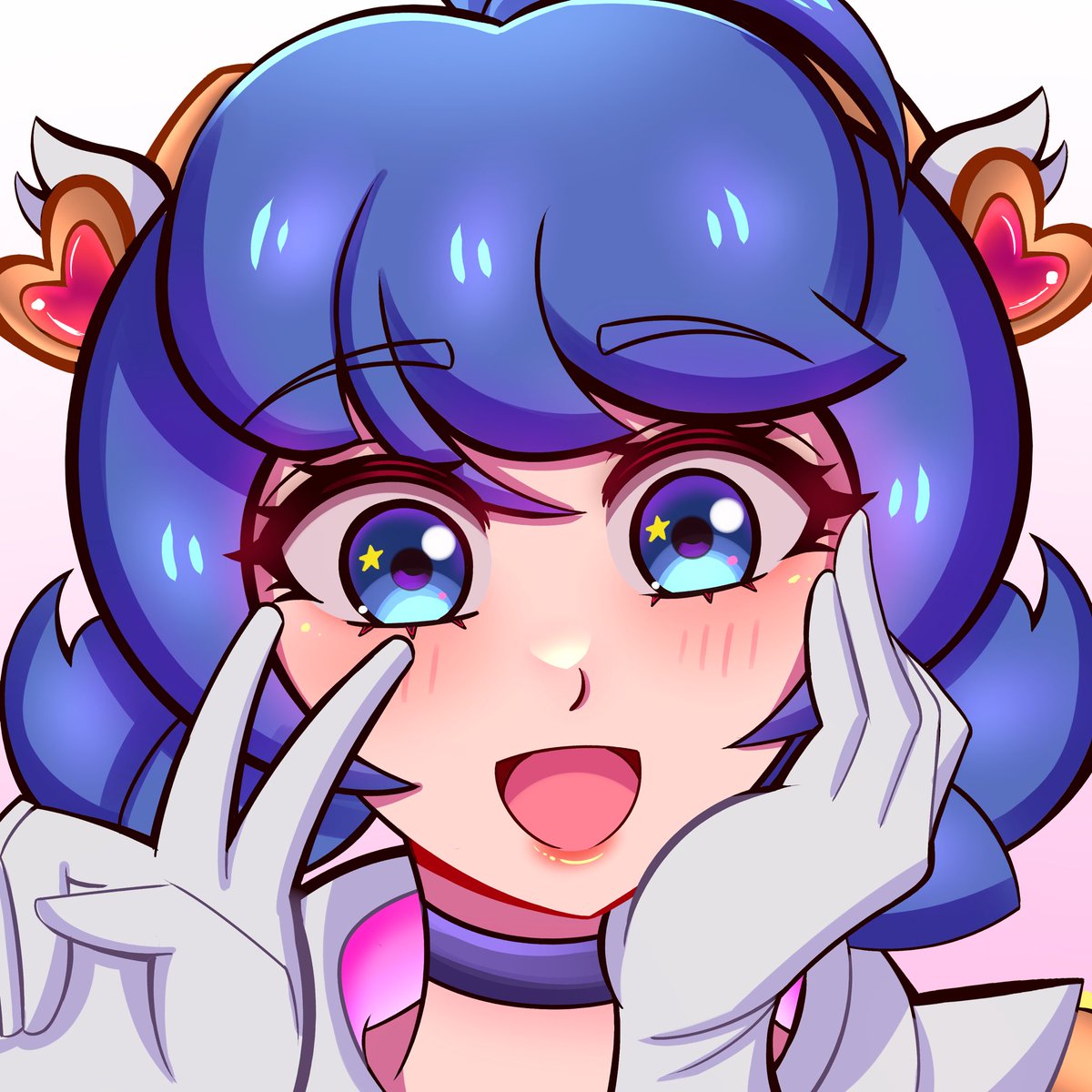 GUYSSS LOOK AT THIS LOVELY CMM I GOT FROM <a href="/Shogaf_/">Shogaf☔ (Comms Open)</a> T_T im gonna cry shes so cute
again thank you so much for this amazing art 🩵🩵🩵