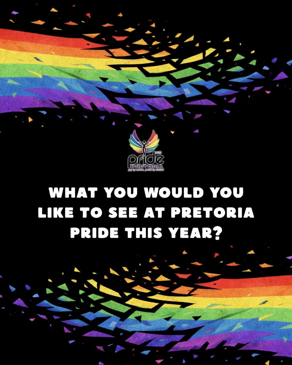 Tell us in the comments what you would like to see at Pretoria Pride this year🏳️‍🌈✨

#PretoriaPride #pride #pride2026 #bethechange