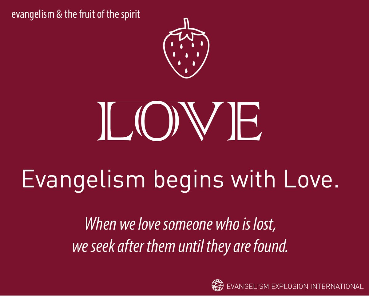 Evangelism begins with love 💖

#eeworks #evangelism #Gospel #Jesus #love #witness #fruit