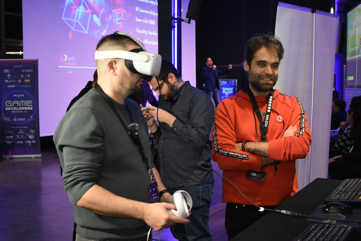 Mια ημέρα αφιερωμένη στην καινοτομία, τη δικτύωση και τη δημιουργική συνεργασία

Η ημέρα του Game Developers Meetup 🎮

#IGDAGreece #IGDA #GameDevelopersMeetup3