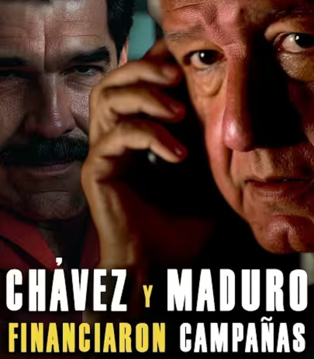 CitlaCarvajaI's tweet photo. Según la Periodista Anabel Hernandez
👇👇
Hugo Chávez y Nicolás Maduro financiaron las campañas presidenciales del
#NarcoExPresidenteAMLO
 @lopezobrador_ con dinero de los Carteles del Narco

#MorenaNarcoOrganizacion 
#NarcoGobiernoMorena https://t.co/3qi17UqNmW