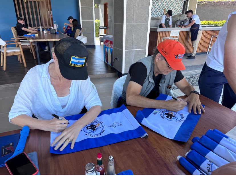 BSN_Events's tweet image. Anyone want a signed hole flag by @maxkeiser @stacyherbert from the 2nd Annual @MaxAndStacyGolf Tournament?