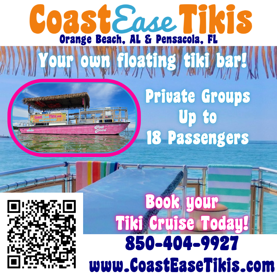 coastease's tweet photo. Spring is calling, and CoastEase Tikis is ready! Now booking cruises on the Gulf Coast for bachelorettes, family adventures, or team-building escapes. Spring dates fill fast; don’t miss out on your ideal experience! https://t.co/rC2jcq6Ae3