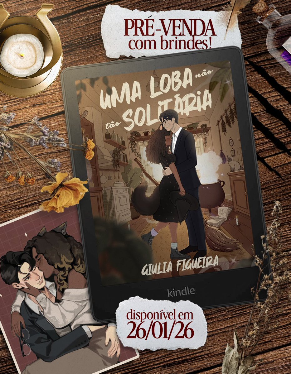 giuliafigautora's tweet image. AUUUUUUU
ALERTA DE PRÉ-VENDAAAAA
🐺✨

Uma Loba (Não Tão) Solitáriajá está no ar na Amazon!

Se você gosta de fantasia urbana com bruxas, thriller corporativo, justiça ambiental e romance com protagonista assexual, esse livro é para você.

Sobre os mimos 👇🏾