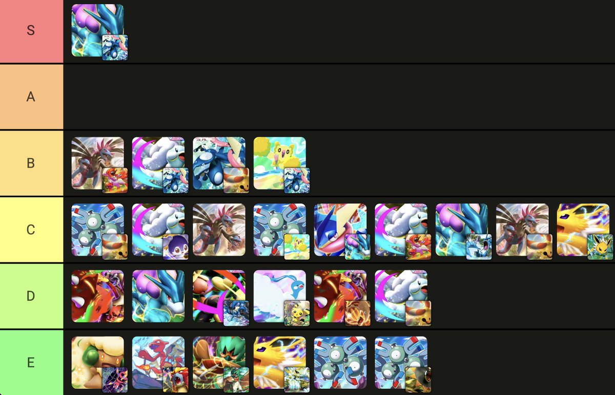 ポケポケ最強デッキ速報 tweet media