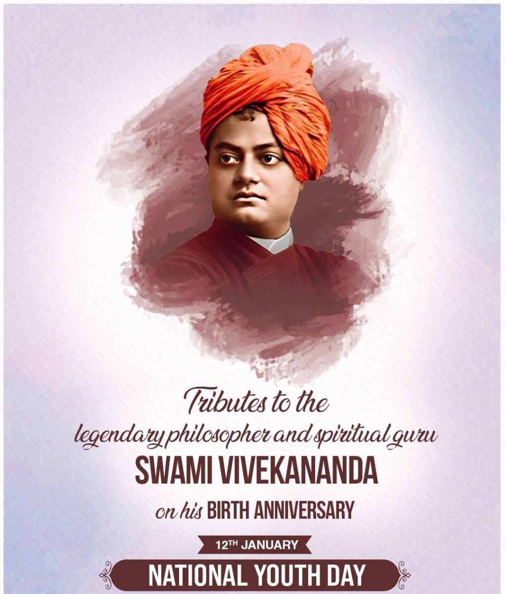 Sunil_Meena__'s tweet photo. #NationalYouthDay https://t.co/avDVyNrl3o