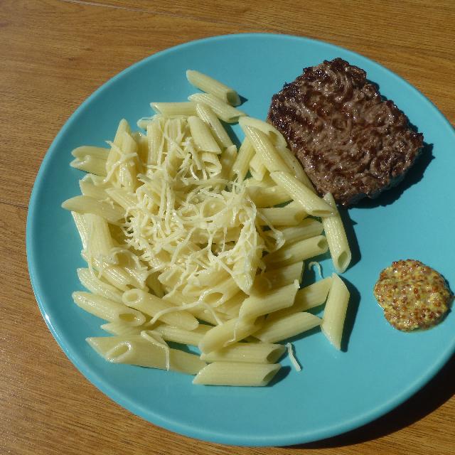 Il a tweet ça, comme si les pâtes steaks en questions ressemblais à ça :