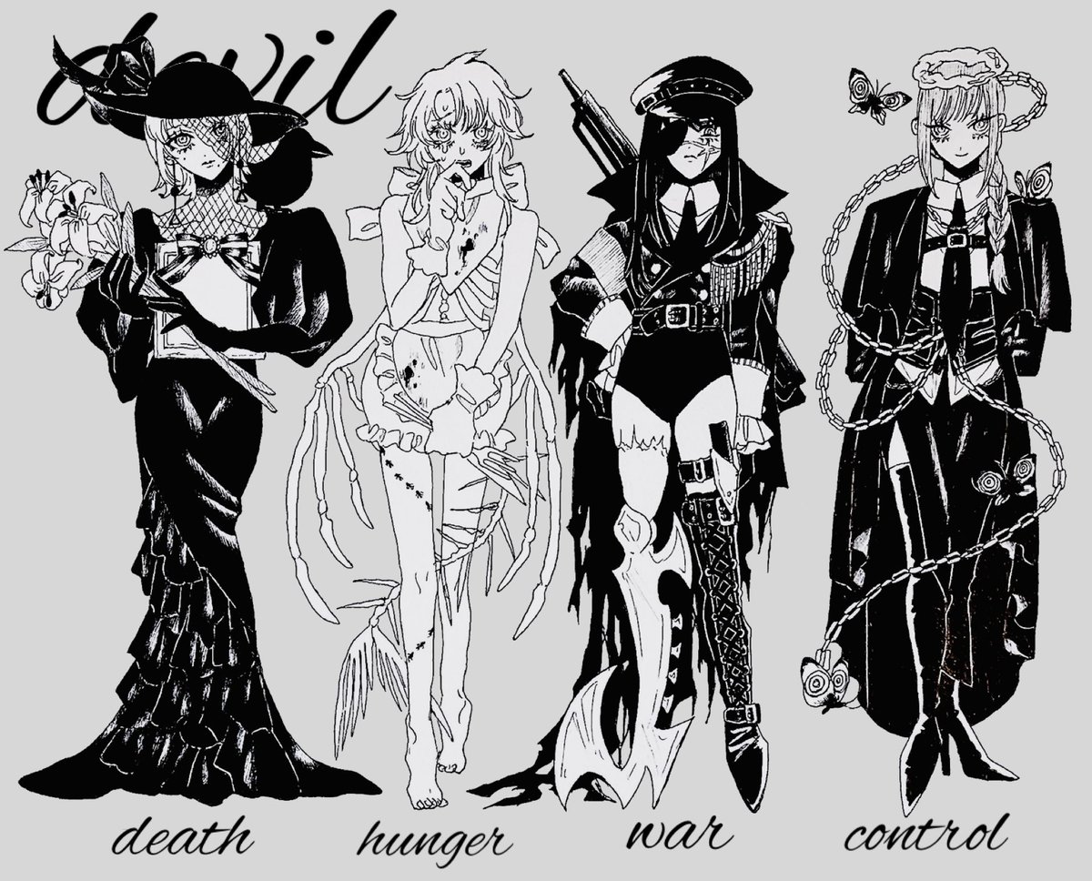 ODYK_EEE's tweet image. 悪魔四姉妹