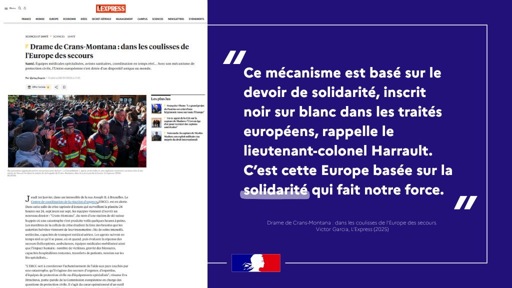 🤝 "Depuis sa création, le MPCU a déjà été activé plus de 800 fois pour répondre à des catastrophes au sein et hors de l’UE : incendies de forêt, inondations, séismes, pandémies, crises de réfugiés."

Centre de coordination de la réaction d’urgence (ERCC), équipes médicales