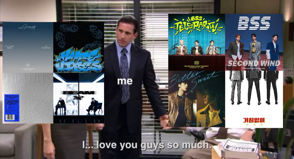 svtnserenade's tweet image. carats with seventeen units and their albums 🫂