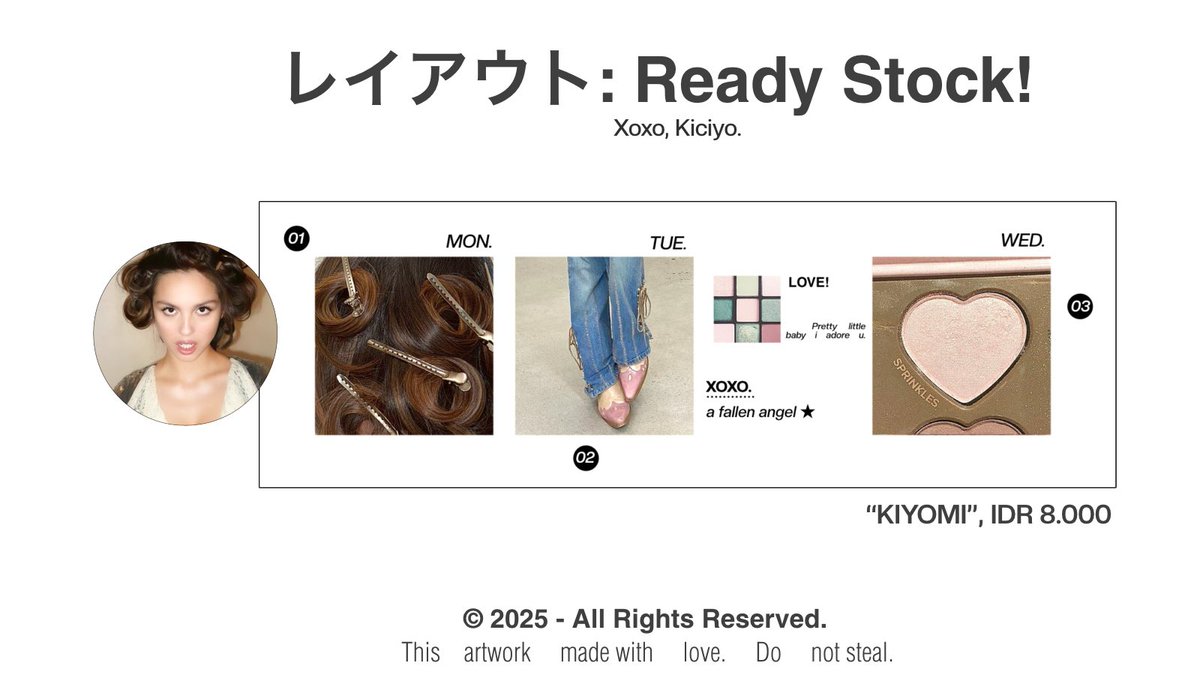 ciyo_ok's tweet image. help repost? terima kasih. 🤍

hi i have five ready-to-use layouts with western muses that are available for purchase now: gracie, sabrina, alex, olivia, and cindy! get ava png only xoxo. [K] 💄 (1/2)

#zonauang layout ready stock rs western