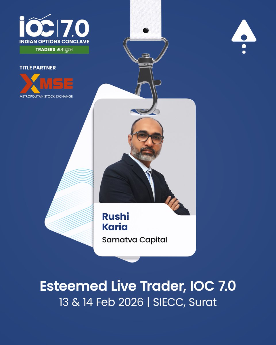 Introducing our live trader for IOC 7.0

Meet Rushi Karia, a Quantitative &amp; Algo Trader with 20+ years of market experience. A Certified Research Analyst, he has read 250+ books on trading and investing and has been a money manager for the last 7 years, providing algo strategies