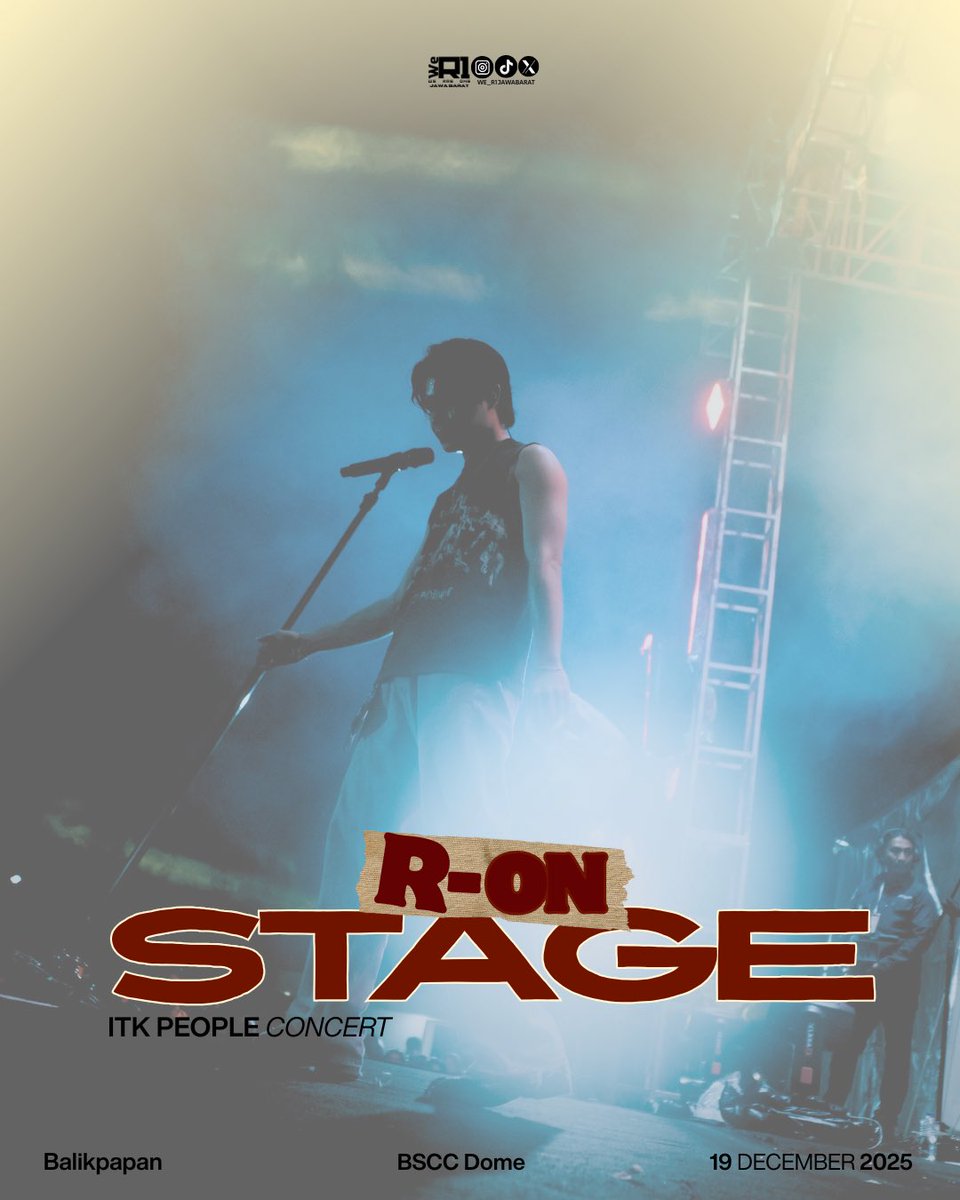 we_r1jawabarat's tweet photo. Thank you Balikpapan!✨
For the energy and the crowd❤️‍🔥

Thank you : diesnatalisitk 
📸 aldjno 

#RonyParulian #WeR1JawaBarat #ROnStage https://t.co/gUvMR9W3x6