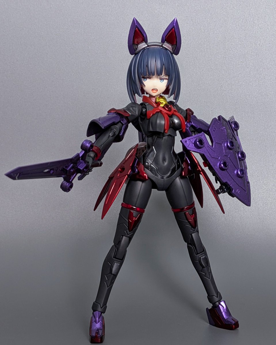 30MS ミコルル 完成しました。 一部配色を変更し、髪はピンクの
