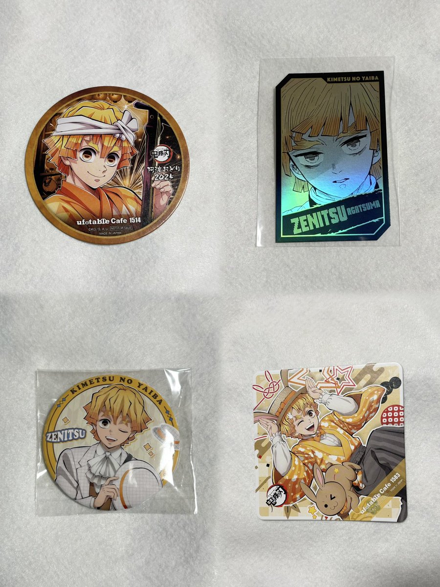 鬼滅の刃 お楽しみくじ ダイニング 交換 クリアカード チェキ 缶バッジ
