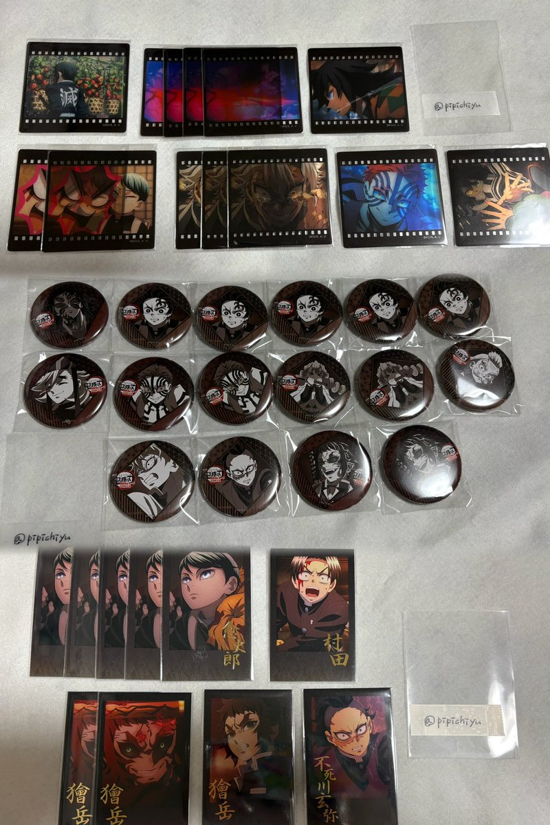 鬼滅の刃　獪岳　ダイニング　チェキ　缶バッジ　　コースター　セット 情報解禁】 劇場版「鬼滅の刃」無限城編コラボレーションダイニング お