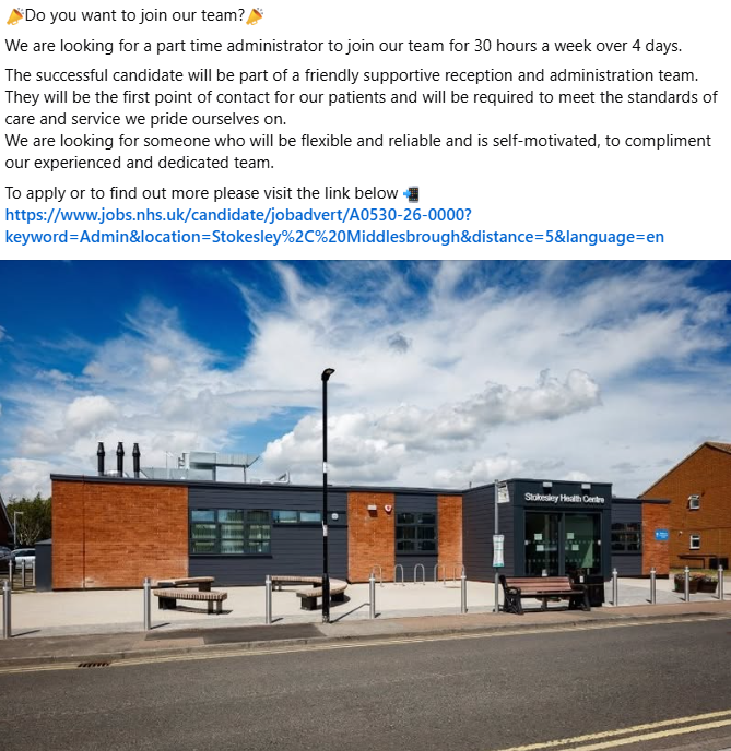 Stokesley Surgery🩺 tweet media