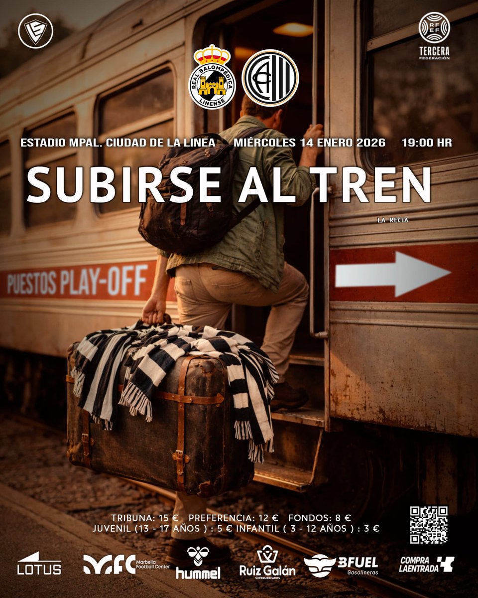 🚨 𝐀𝐓𝐄𝐍𝐂𝐈𝐎́𝐍 𝐀𝐁𝐎𝐍𝐀𝐃𝐎𝐒, el miércoles os necesitamos, por eso el club os da la posibilidad de adquirir una entrada adicional gratuita al abono para el partido.

🔗 Venta de entradas: rbl1912.compralaentrada.com