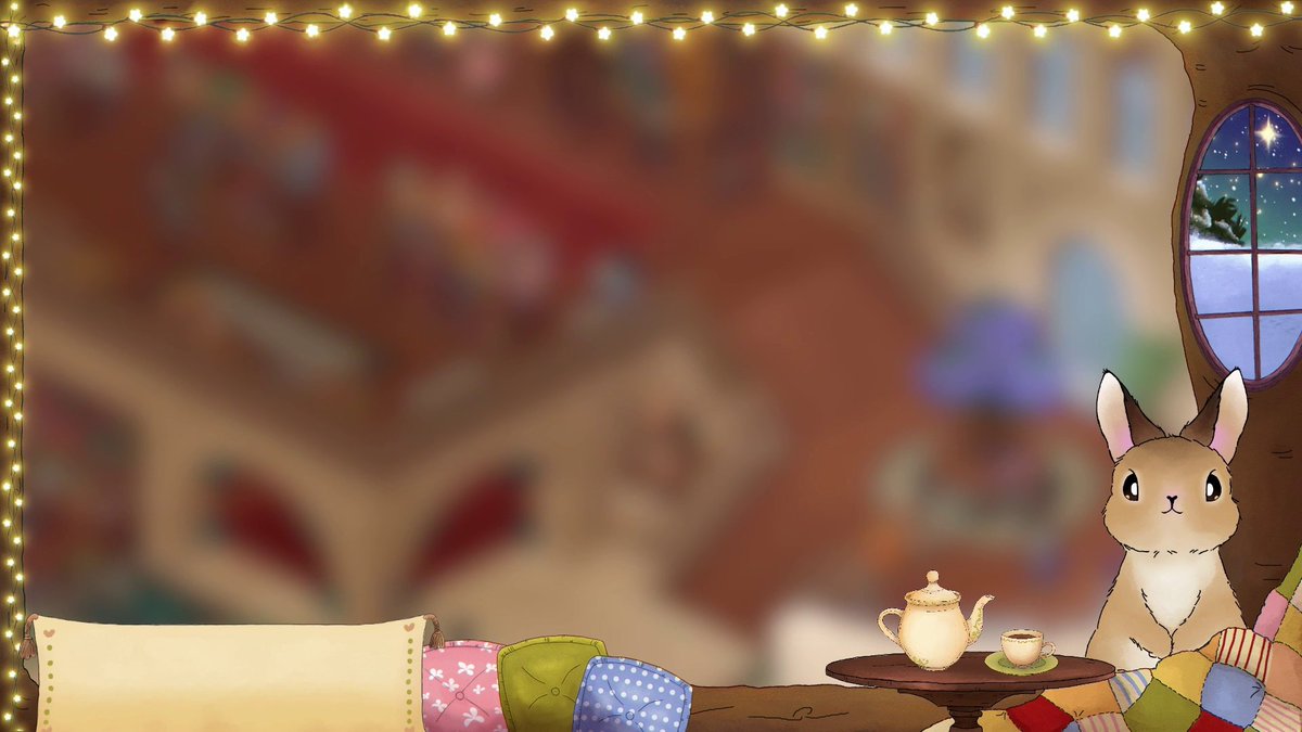 This bunny is our mood for the rest of winter ☕