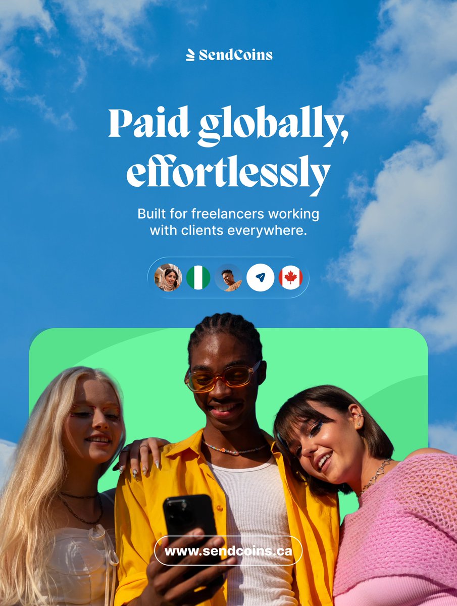 Getting paid globally shouldn’t be complicated.
Sendcoins helps freelancers receive payments instantly, wherever their clients are.
Simple. Borderless. Reliable.
sendcoins.ca