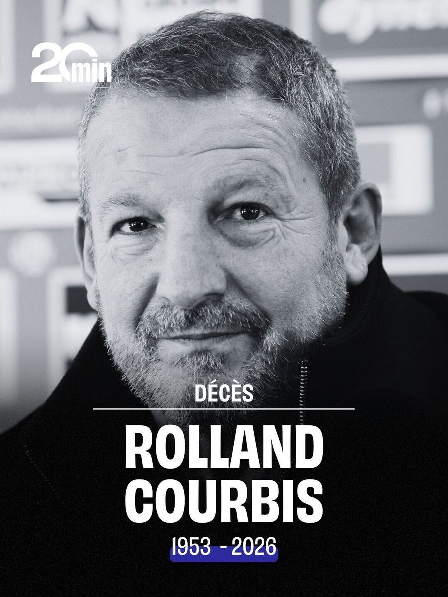 ⚫ Immense personnage du football français, Rolland Courbis avait 72 ans
➡️ 20min.fr/oKl