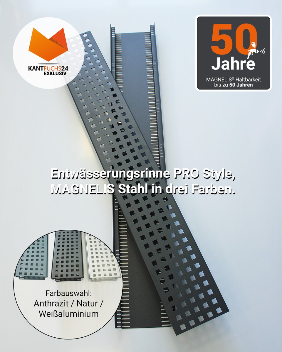 ❄️🧊 Eis &amp; Schnee? Kein Problem!
Die #Entwässerungsrinnen von #Kantfuchs24 sorgen für optimale Entwässerung – gerade jetzt 💧
Dank #Magnelis®-Beschichtung bis zu 50 Jahre #korrosionsbeständig 🦊

🔥kantfuchs24.de/zubehor/entwas…

#wasser #schnee #rinnen #prostyle #winter #entwaesserung