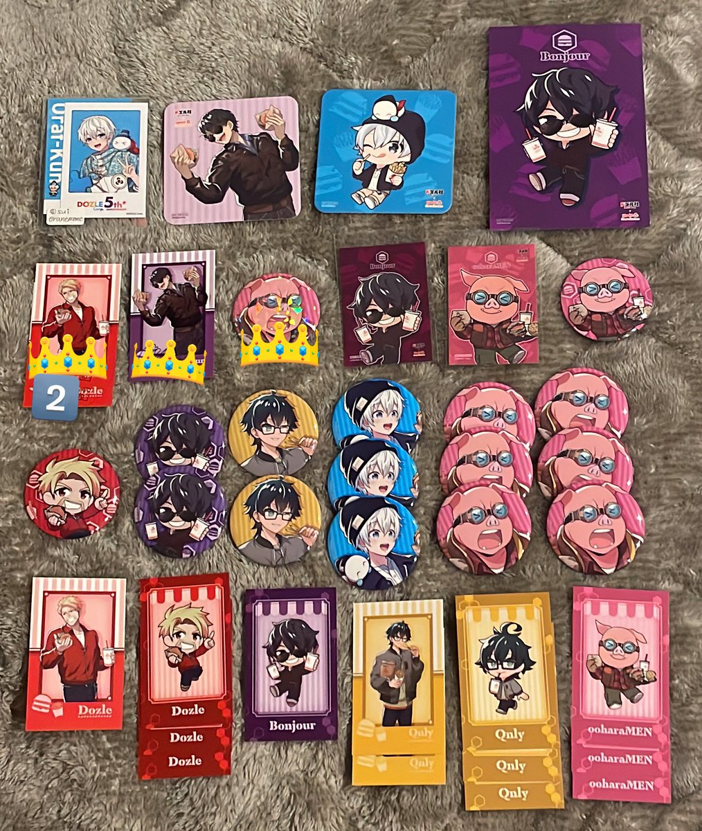 suioranemone's tweet photo. 交換  ドズル社  ウェンディーズ ファーストキッチン

譲 🦍🍆🍌⛄️🐷
画像参照お願いします

求
ステッカー ⛄️>🍌
フォトカード R👑⛄️3、等身⛄️2
缶バッジ R👑のSD⛄️1
コースター 等身⛄️>等身🍌

定価(+送料)
ポストカード800円
過去グッズ⛄️

R👑はR同士の交換のみ
🍌は🦍or🐷を同数お迎え、交換優先 https://t.co/LksaxeVRcz