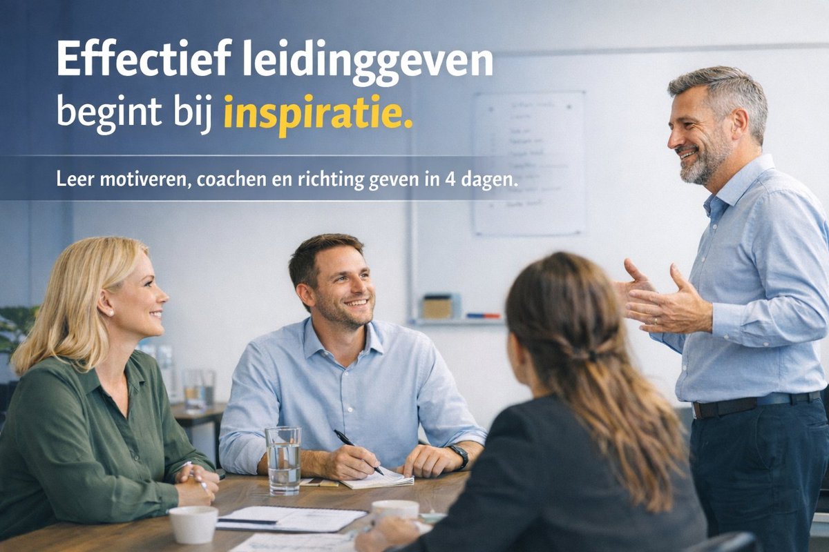 “𝘓𝘦𝘪𝘥𝘦𝘳𝘴𝘤𝘩𝘢𝘱 𝘪𝘴 𝘯𝘪𝘦𝘵 𝘩𝘦𝘵 𝘴𝘵𝘶𝘳𝘦𝘯 𝘷𝘢𝘯 𝘮𝘦𝘯𝘴𝘦𝘯, 𝘮𝘢𝘢𝘳 𝘩𝘦𝘵 𝘪𝘯𝘴𝘱𝘪𝘳𝘦𝘳𝘦𝘯 𝘷𝘢𝘯 𝘳𝘪𝘤𝘩𝘵𝘪𝘯𝘨.”
𝗛𝗼𝗲 𝗴𝗲𝗲𝗳 𝗷𝗶𝗷 𝗿𝗶𝗰𝗵𝘁𝗶𝗻𝗴 𝗶𝗻 𝗷𝗼𝘂𝘄 𝗿𝗼𝗹?
Richt jij je op controleren… of inspireren?
  
👉 mkbct.nl/cursus/effecti…
