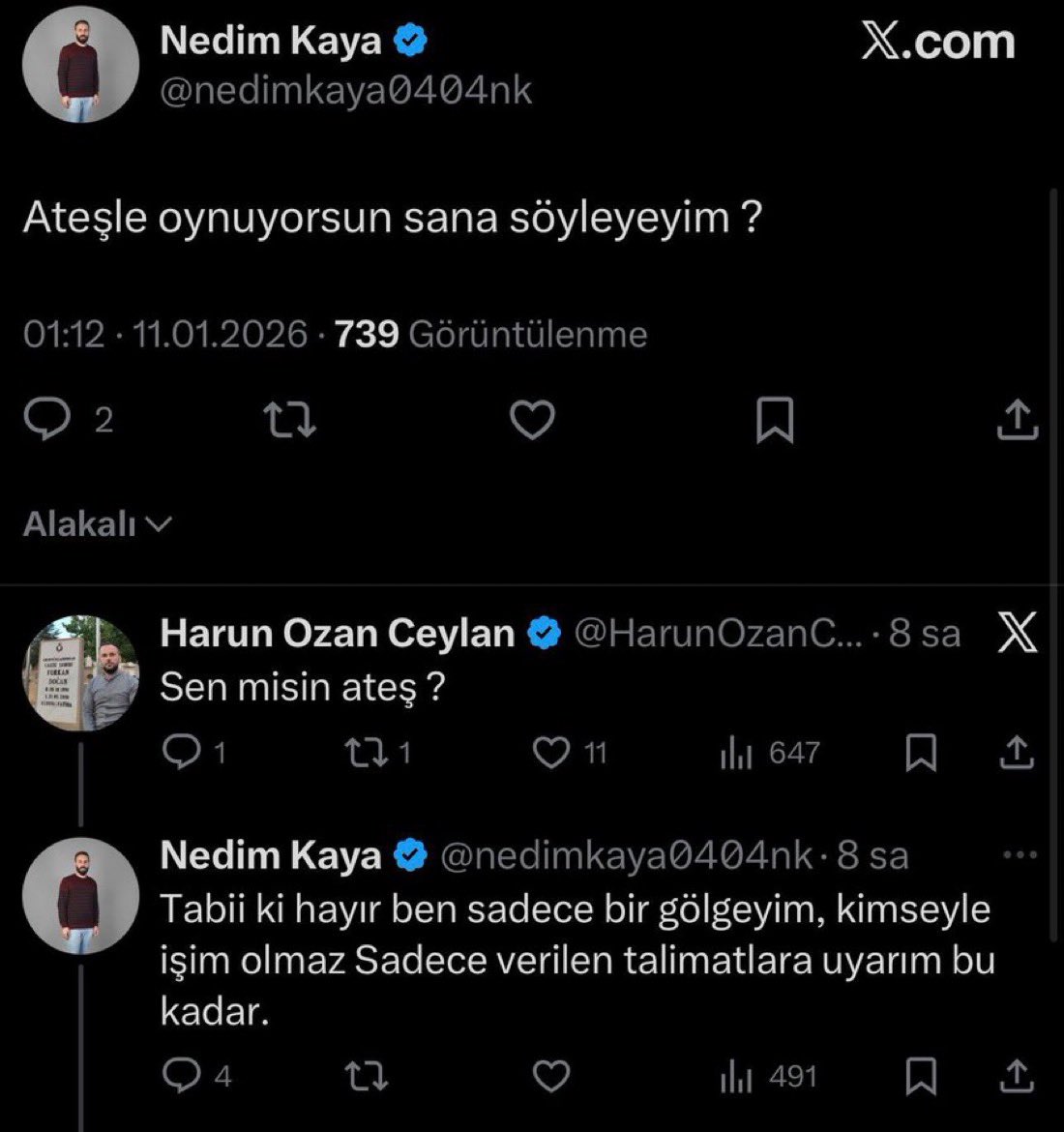 AltayCemMeric's tweet photo. Şunu yazan adamlar dünden beri kaç kişiyi tehdit ettiler. Hâla dışarda. Yetmiyor insanları dava etmekle şikayet ediyor. 

İşgal mi edildi olm bu ülke ? Nerede yaşıyoruz biz ? Bu ne hâl ? https://t.co/Vd4XhR5SJw