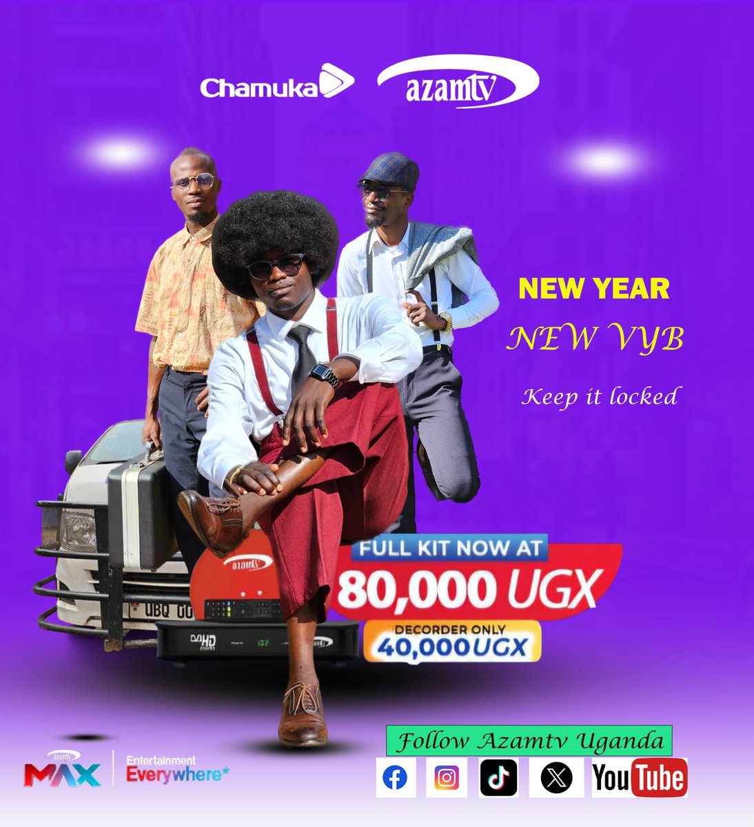 Azamtv_ug's tweet image. For as low as SHS. 5K
Wulira #Vyb #Chamukatv #Azamtv #Azam max app