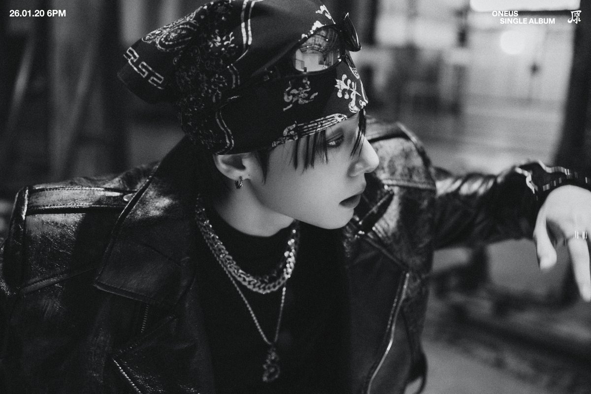 official_ONEUS's tweet image. [#원어스]

SINGLE ALBUM [原] 

🎇 SOLO CONCEPT PHOTO #4 🎇
🔥 HWAN WOONG 🔥

2026.01.20 6PM (KST) RELEASE✔

#ONEUS #原 #Grenade 
#환웅 #HWANWOONG