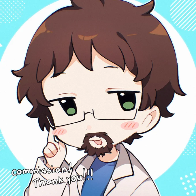 Open chibi headshot for $20 :3 DM if interested, RT is so much appreciated ( ˶ˆᗜˆ˵ )