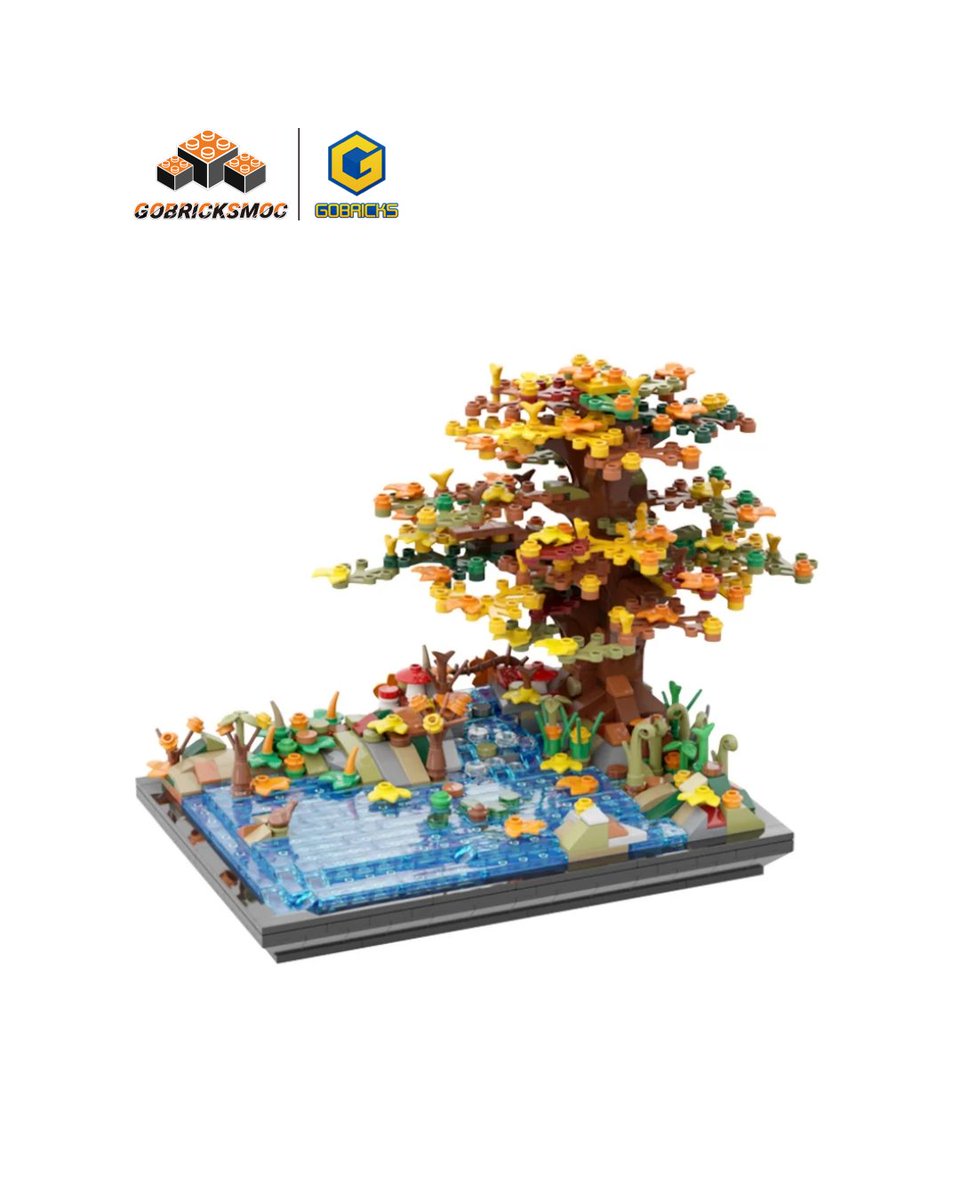 gobricksmoc's tweet photo. Tree on a Lake Autumn! 🍁🍂

#Gobricks #gobricksparts #gobricksmoc #bricks #moc #ornaments #ornament #flowerpotplanting #flowerdecoration #planting #flowerlover #treelovers #treelover #treework #autumn🍁 #autumntree #autumntree #autumntrees https://t.co/wHdYNrFxXM