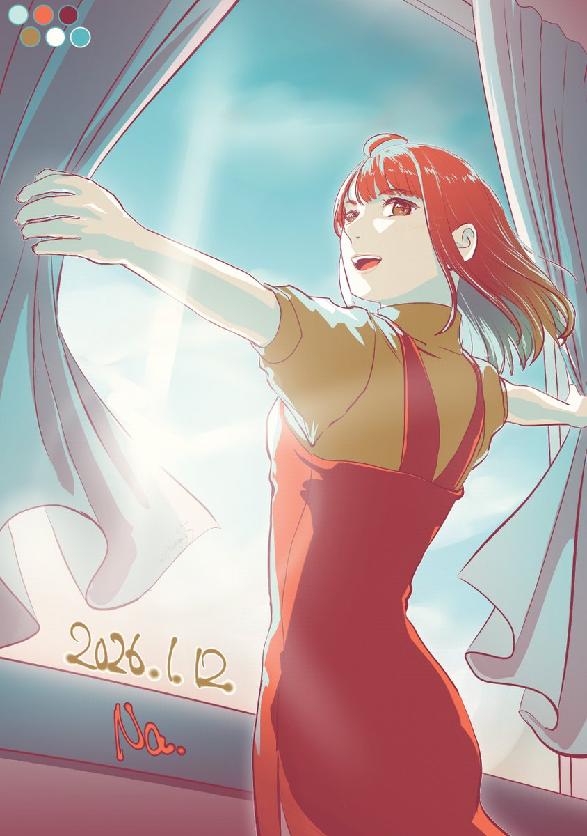 At_Halogen_85's tweet photo. 朝だよ！
#TChe_illust https://t.co/8PCOnmPxii