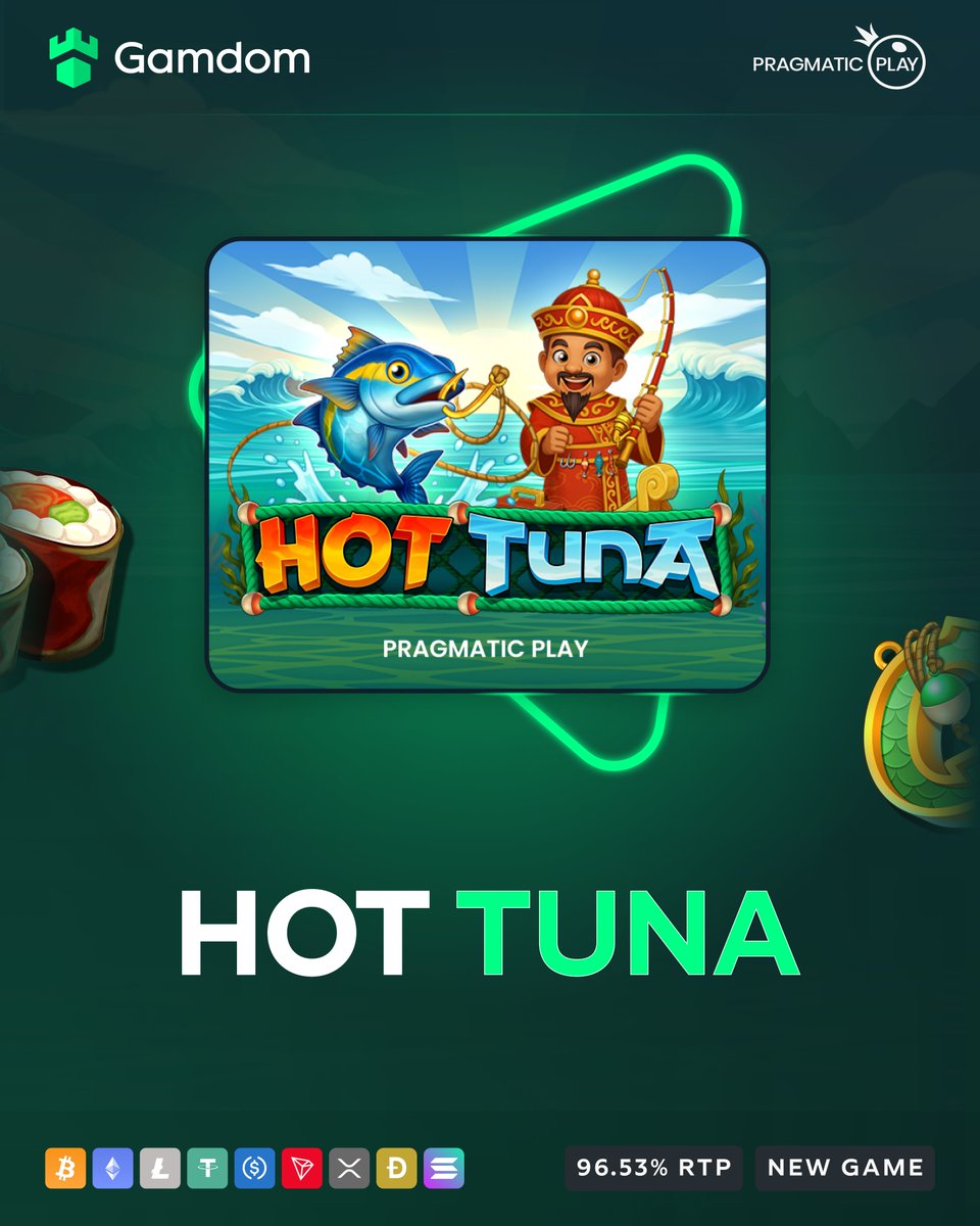 🎣 Ready to reel it in? 🎣

Cast your line in Hot Tuna and win up to 2,500x your bet 🌊

💚 + 🔄 + 🆔 – *KYC Lvl 2 verified Gamdom users only