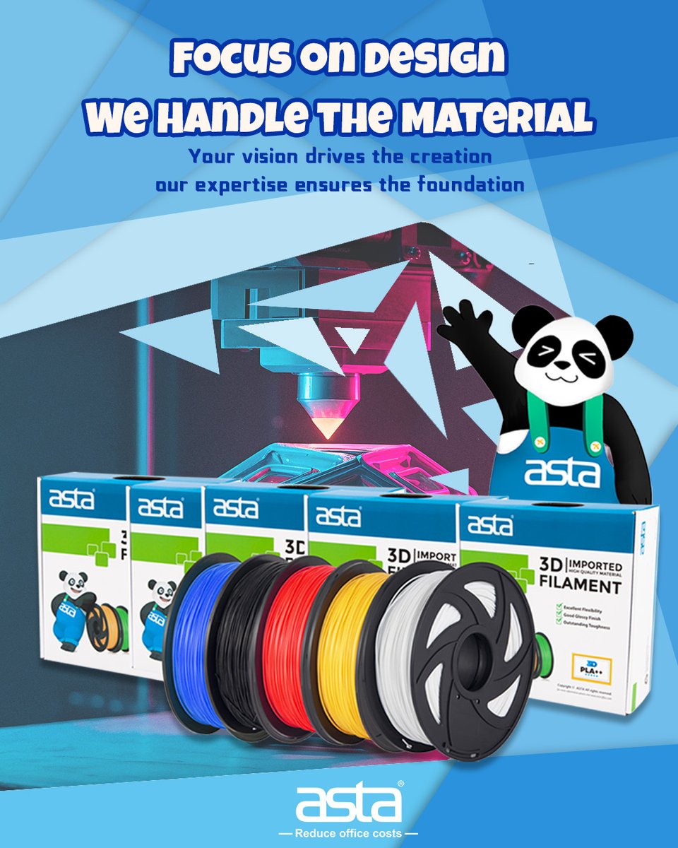 AstaCartridges's tweet photo. Design more. Worry less. ASTA PLA+ filament delivers reliable, consistent prints—ready for bulk supply and private label programs.
#ASTA #3DPrinting #PLAPlus #Filament #OEM #Wholesale https://t.co/2EscE6zhnk