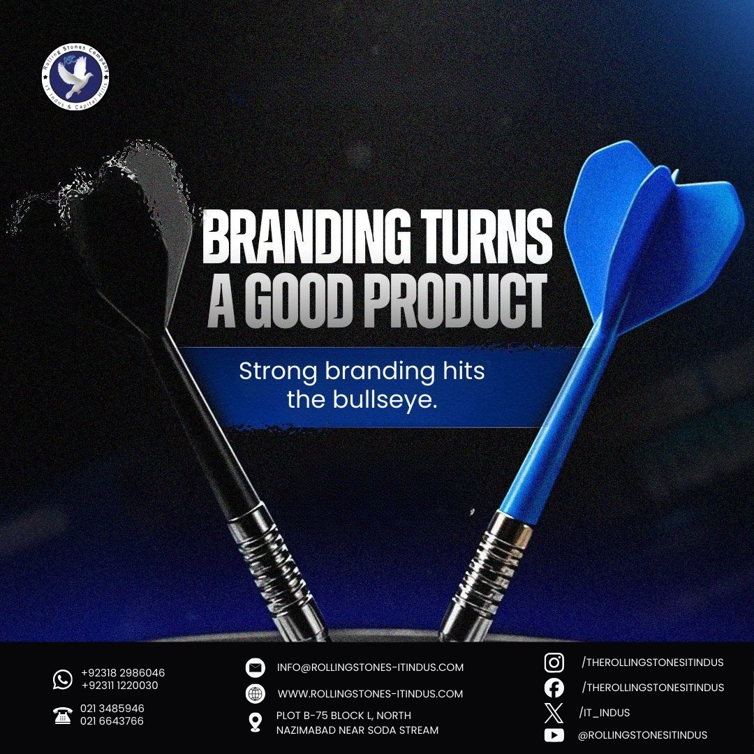 it_indus's tweet photo. 🎯 Strong branding hits the bullseye.
Turn your product into a powerful brand.

👉 Start now: https://t.co/5mLodSGSHn

#Branding #BrandStrategy #BuildYourBrand #Marketing #RollingStonesITIndus https://t.co/Qgb5asrORu