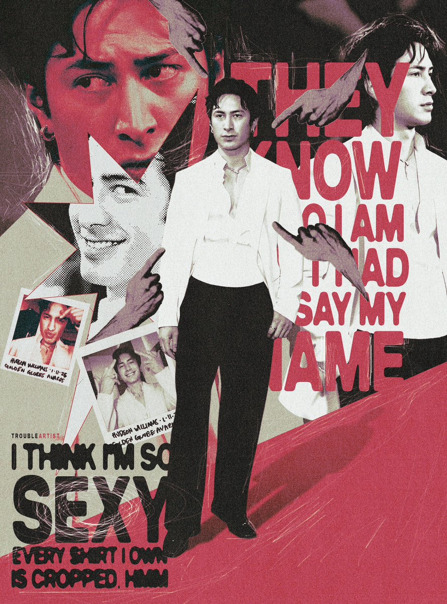 sinieshtanishki's tweet image. #HUDSONWILLIAMS at Golden Globes